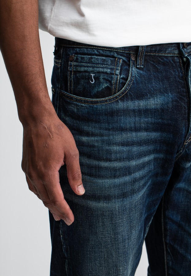 Afbeelding van Stockton Straight Oak Denim Meduim Aged Special 828  - Straight Regular - Butcher of Blue